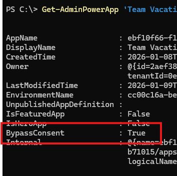Power Apps Grant Consent