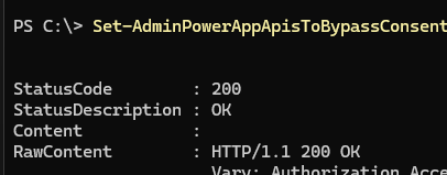 Power Apps Grant Consent